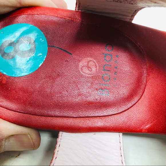 New Blondo leather Flat Sandals - Picture 6 of 8